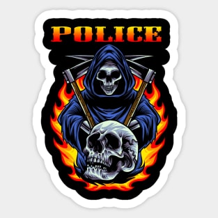 POLICE BAND Sticker